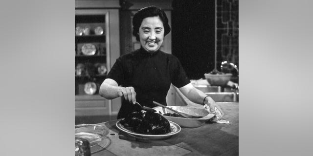"Joyce Chen Cooks," broadcast nationally on PBS, featured the host's unique look at Chinese food for American audiences. It was filmed on the same set as "The French Chef" featuring Julia Child, Chen's neighbor and regular at her restaurants.