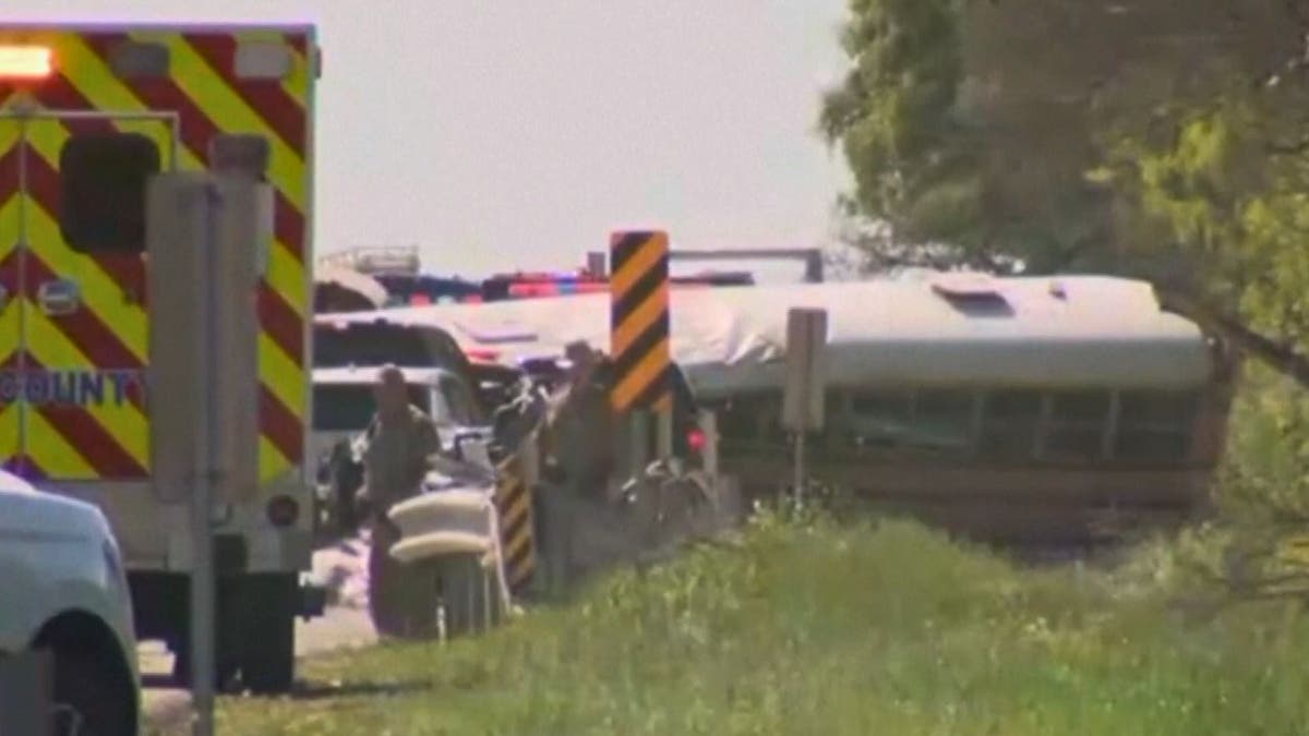 School bus crash in Texas killing man and boy