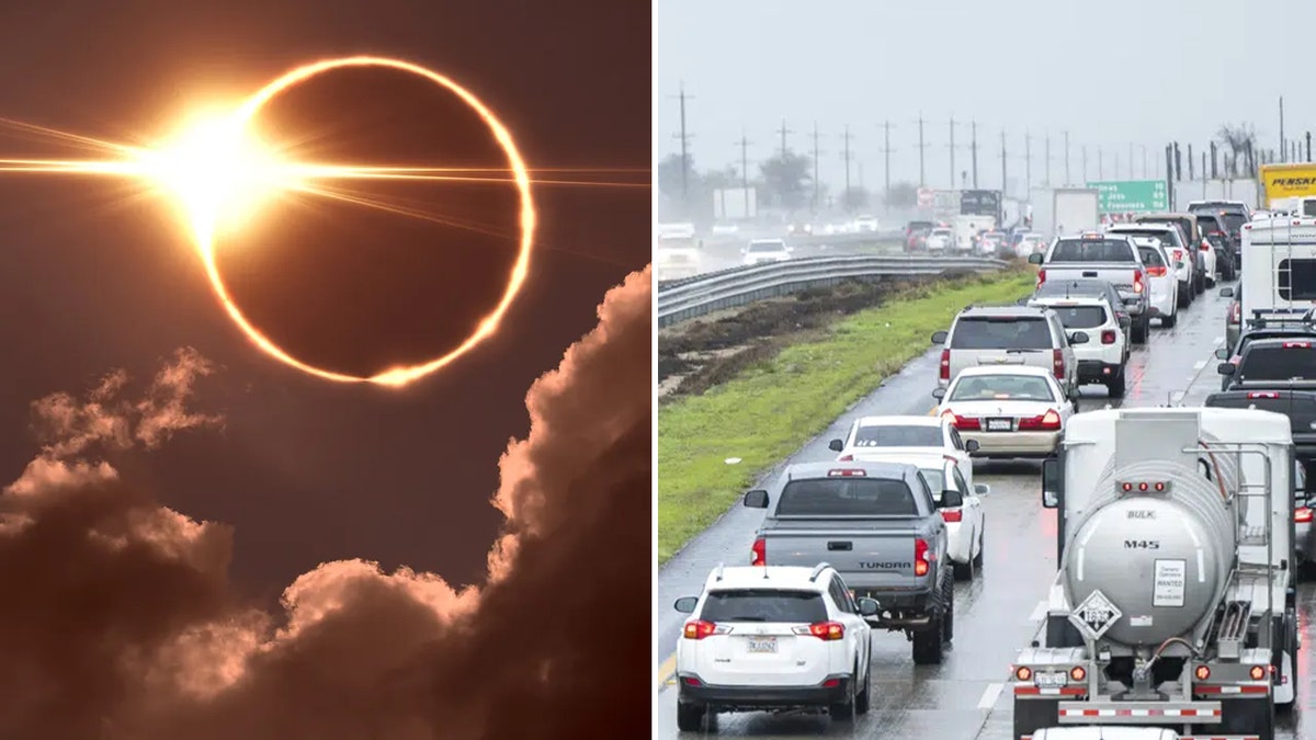 Solar eclipse and driving